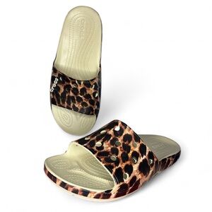 🎉✨NWOT - Crocs Classic Animal Remix Slide Slip On Comfort Foam Sandals Size 11